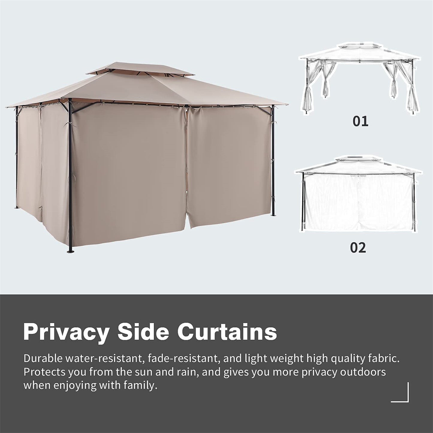 10 X 13FT patio gazebo