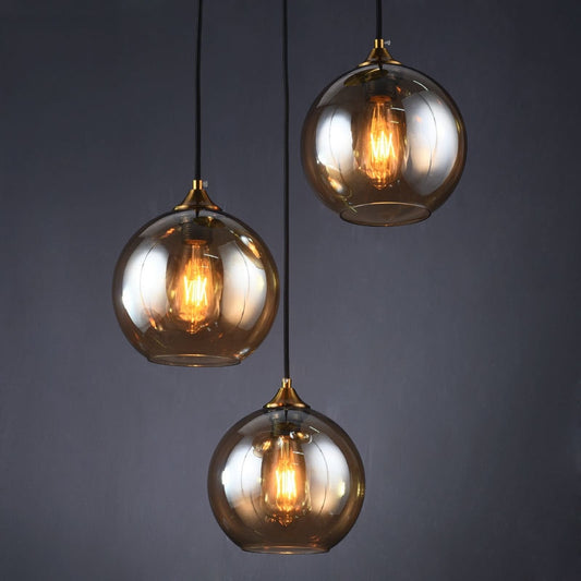 modern glass pendant lights