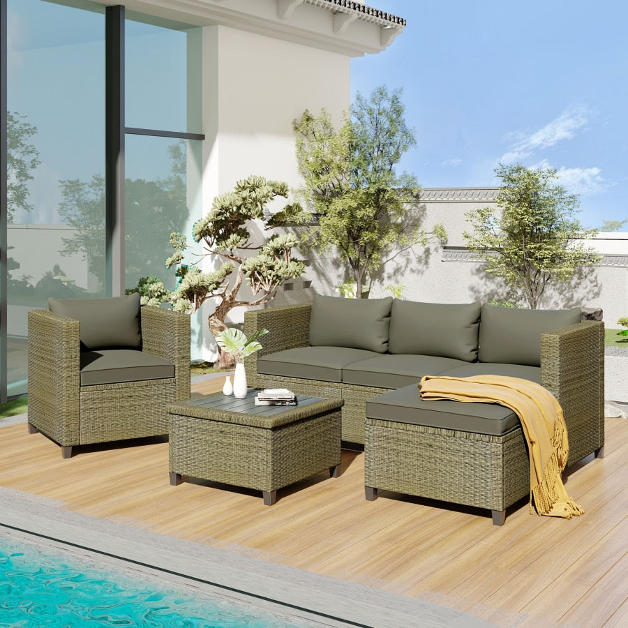 5 piece outdoor sectional