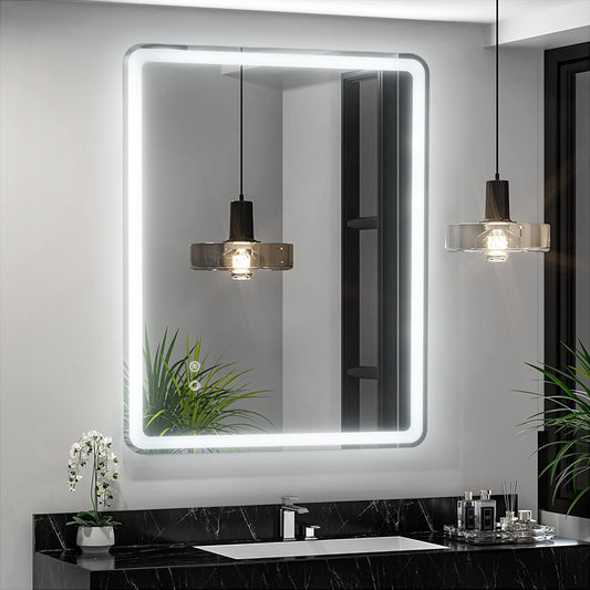 bathroom LED wall mounted vanity mirror