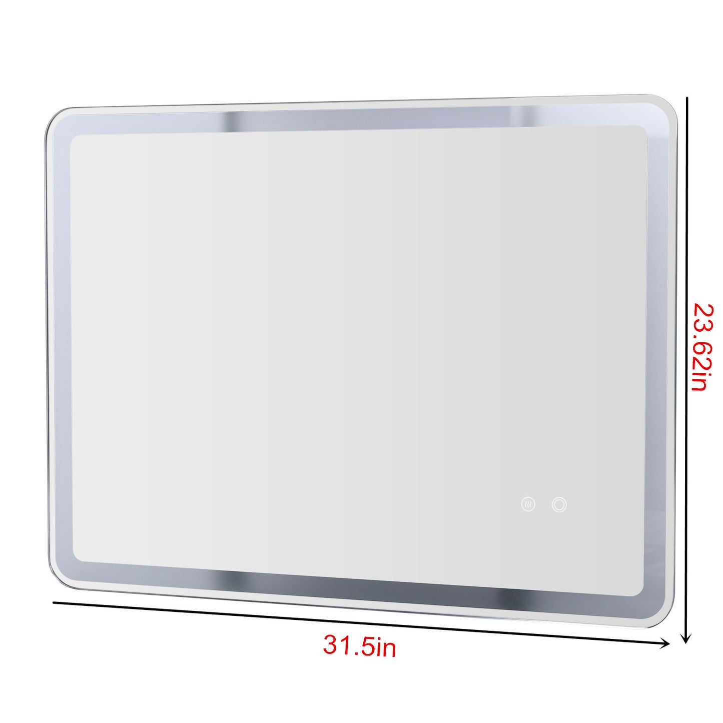 bathroom LED wall mounted vanity mirror