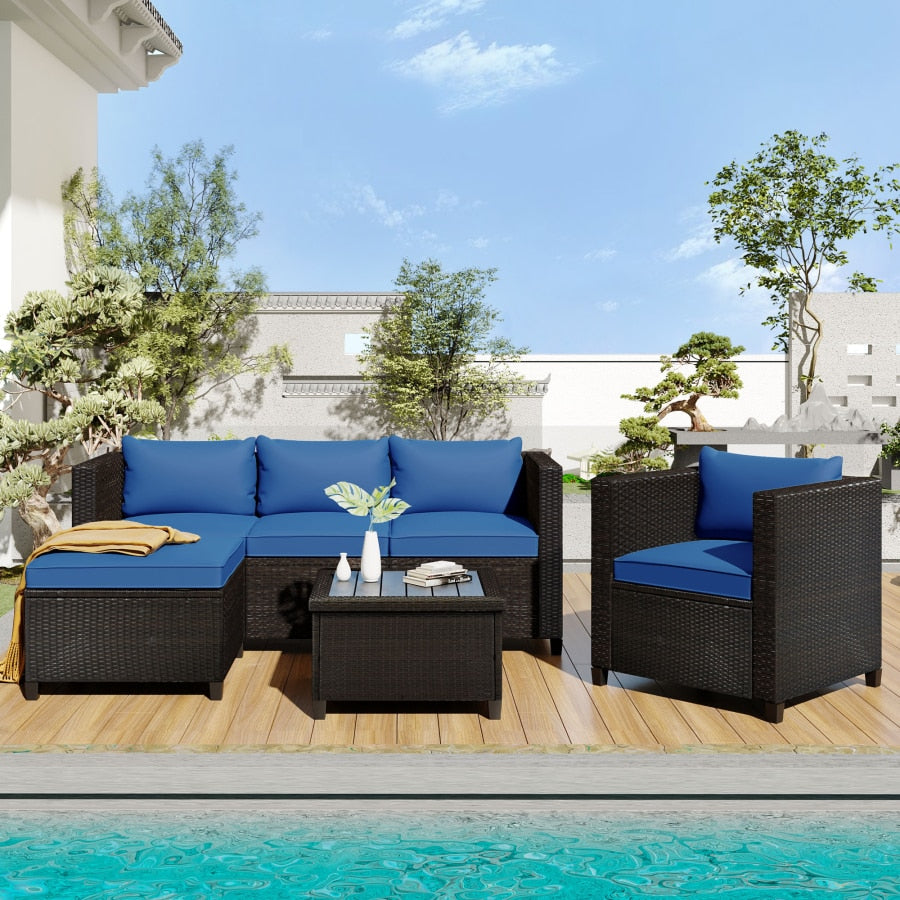 5 piece outdoor sectional